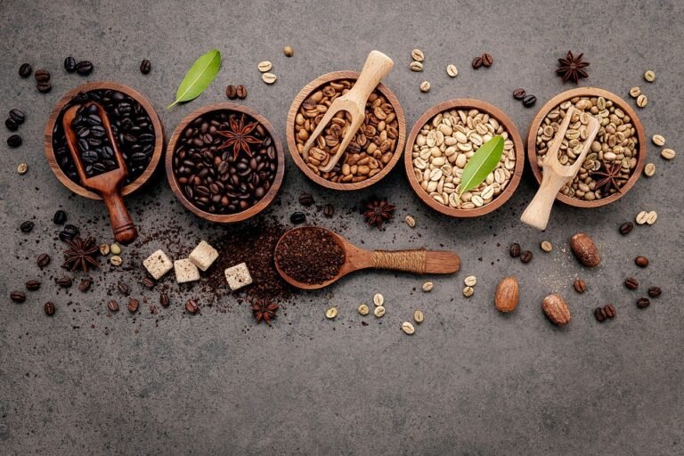 There are 4 different types of coffee beans in the world.